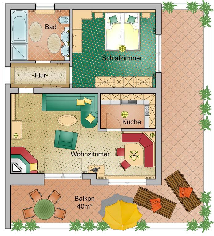 Appartements Kristall 압티나우 외부 사진