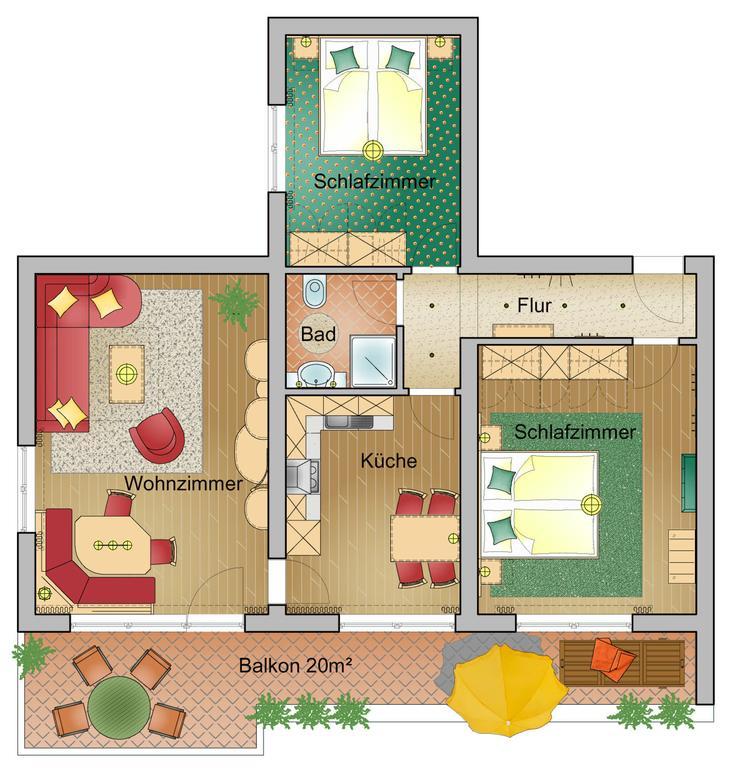 Appartements Kristall 압티나우 외부 사진