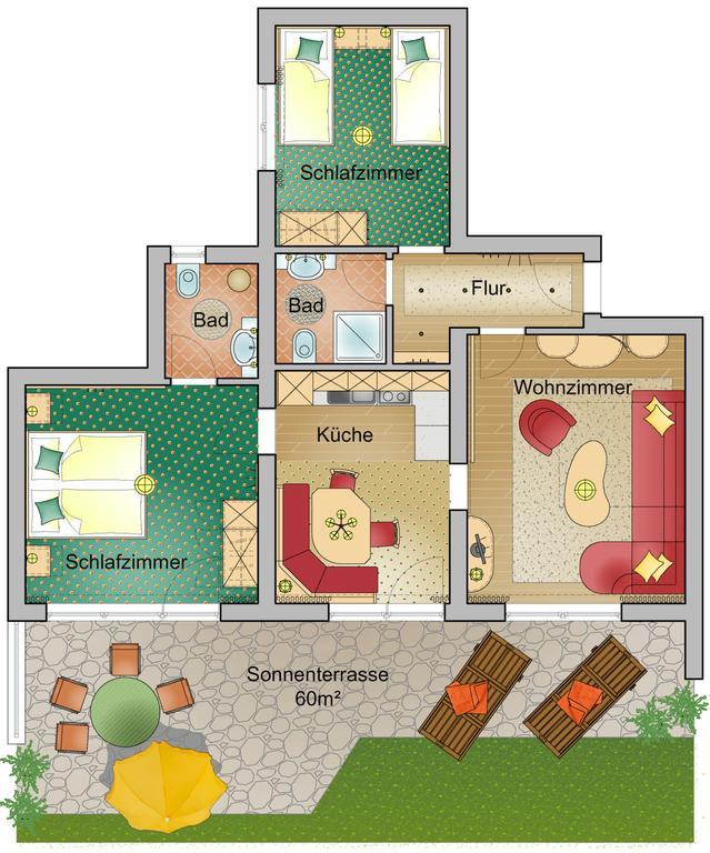 Appartements Kristall 압티나우 외부 사진